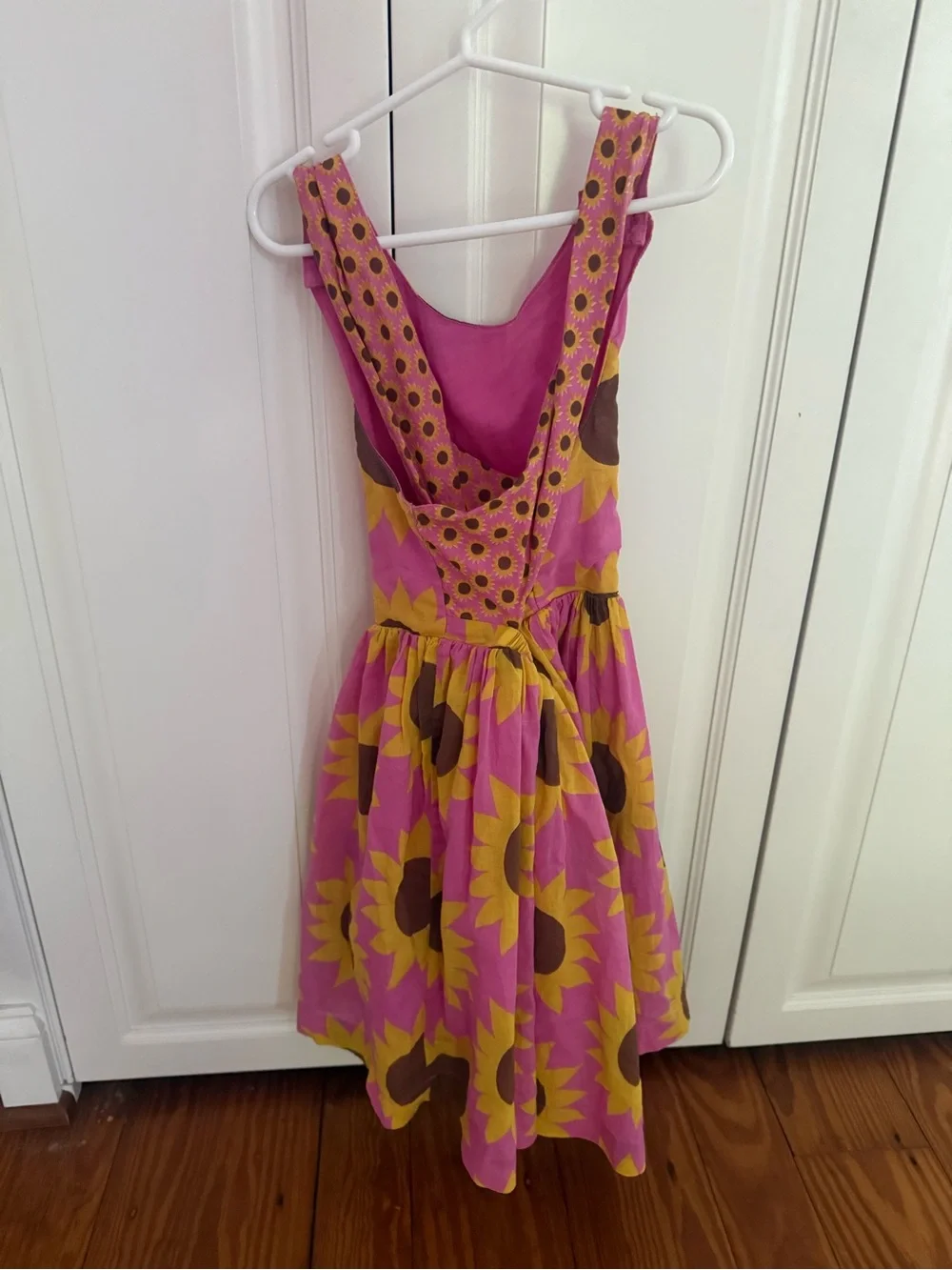 MINI BODEN GIRLS SUNSHINE BLOOM SUNFLOWER PARTY DRESS